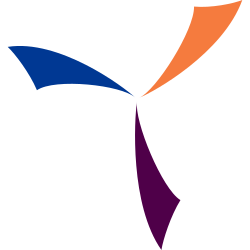 Logo Totalmar, hélice tricolor